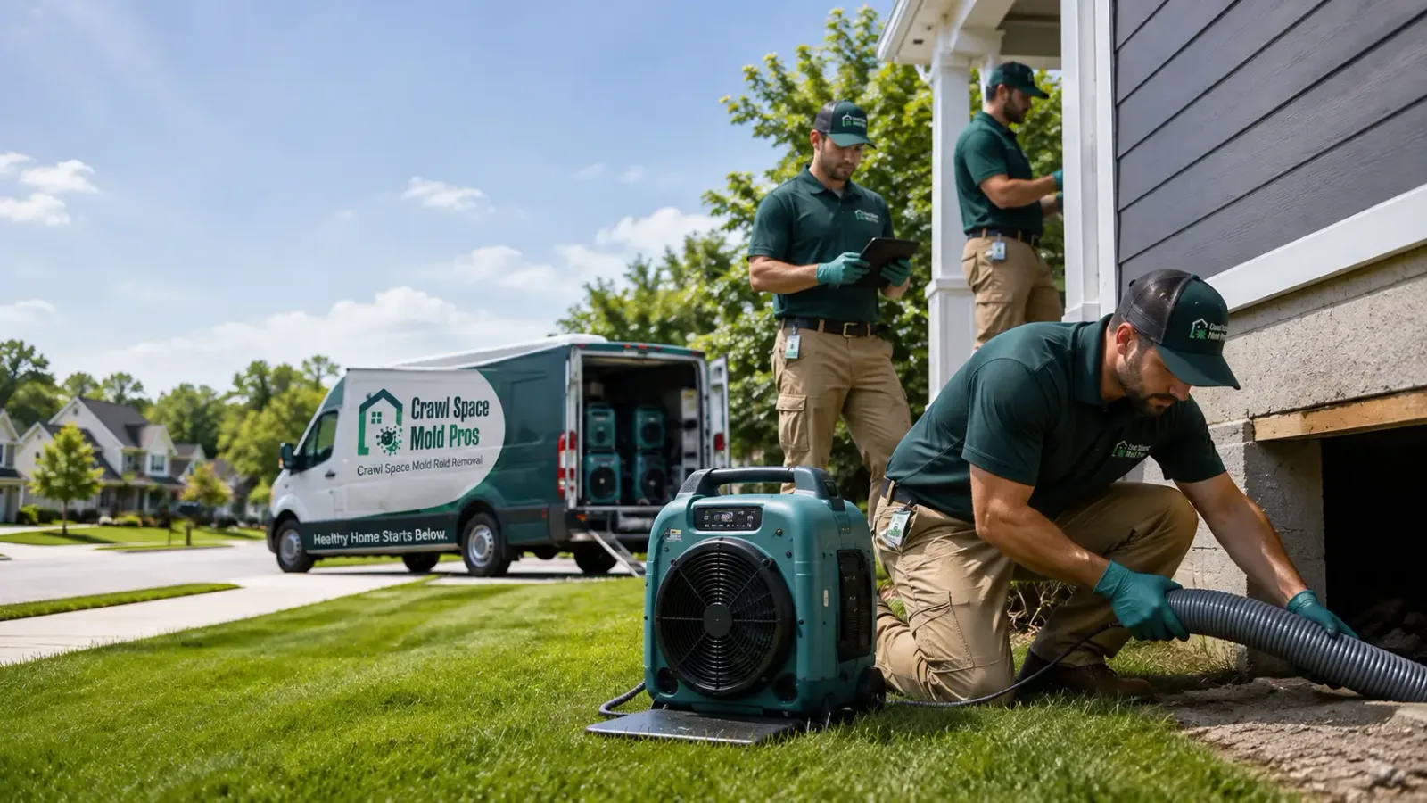 Crawl Space Mold Removal in Valders, WI
